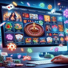 Casino-style entertainment layout with sports and guide sections nearby